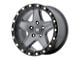 ATX Series Ravine Matte Gray with Black Reinforcing Ring Wheel; 20x10; -24mm Offset (11-21 Jeep Grand Cherokee WK2)