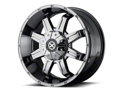 ATX Series Blade PVD Chrome Wheel; 17x8.5; 18mm Offset (18-24 Jeep Wrangler JL)