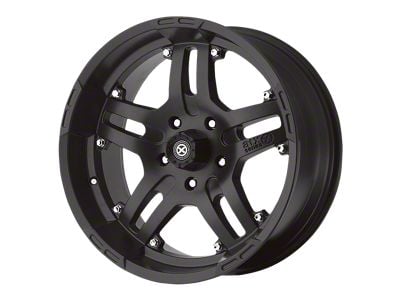 ATX Series Artillery Textured Black Wheel; 16x9; -12mm Offset (07-18 Jeep Wrangler JK)