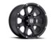 ATX Series Ledge Textured Black Wheel; 17x8; 0mm Offset (07-18 Jeep Wrangler JK)