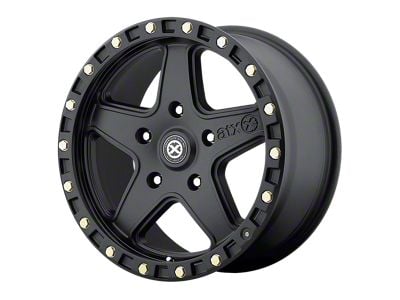 ATX Series Ravine Textured Black Wheel; 17x9 (07-18 Jeep Wrangler JK)