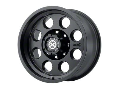 ATX Series Mojave II Satin Black Wheel; 17x8; 0mm Offset (97-06 Jeep Wrangler TJ)