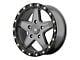 ATX Series Ravine Matte Gray with Black Reinforcing 6-Lug Wheel; 20x10; -24mm Offset (17-24 Titan)