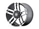 ATX Series Dune Satin Black with Machined Face 6-Lug Wheel; 20x9; 18mm Offset (22-24 Tundra)