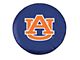 Auburn University Spare Tire Cover; Navy (66-18 Jeep CJ5, CJ7, Wrangler YJ, TJ & JK)