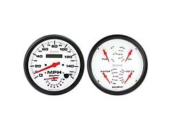 Auto Meter Phantom Series 5-Inch Quad and Tachometer/Speedometer Gauge Kit (Universal; Some Adaptation May Be Required)