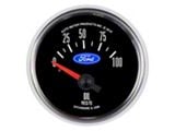 Auto Meter Ford Series 2-1/16-Inch Oil Pressure Gauge; 0-100 PSI (Universal; Some Adaptation May Be Required)