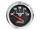 Auto Meter Jeep Series 2-1/16-Inch Transfer Case Temperature Gauge; 100-250 Fahrenheit (Universal; Some Adaptation May Be Required)