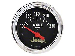 Auto Meter Jeep Series 2-1/16-Inch Axle Temperature Gauge; 100-250 Fahrenheit (Universal; Some Adaptation May Be Required)