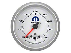 Auto Meter MOPAR Series 2-5/8-Inch Oil Temperature Gauge; 100-340 Fahrenheit (Universal; Some Adaptation May Be Required)