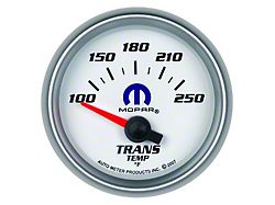 Auto Meter MOPAR Series 2-1/16-Inch Transmission Temperature Gauge; 100-250 Fahrenheit (Universal; Some Adaptation May Be Required)