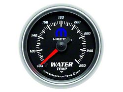 Auto Meter MOPAR Series 2-1/16-Inch Water Temperature Gauge; 100-260 Fahrenheit; Digital Stepper Motor (Universal; Some Adaptation May Be Required)