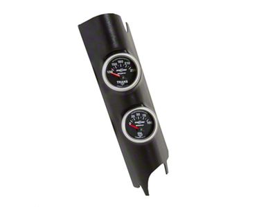 Auto Meter Sport-Comp II Series A-Pillar Gauge Kit; Oil Pressure/Transmission Temp (07-18 Jeep Wrangler JK)