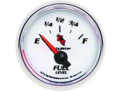 Auto Meter C2 Series 2-1/16-Inch Fuel Level Gauge; 240 ohm Empty to 33 ohm Full (Universal; Some Adaptation May Be Required)