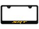 Autogold SRT License Plate Frame; Orange (Universal; Some Adaptation May Be Required)