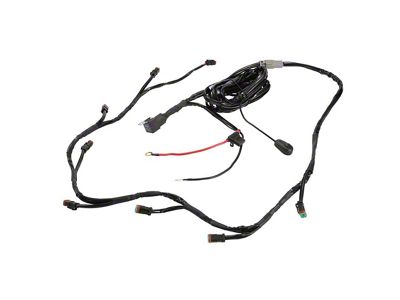 Auxbeam 8-LED Pod Light Power Wiring Harness Kit with 2-Pin DT Plugs