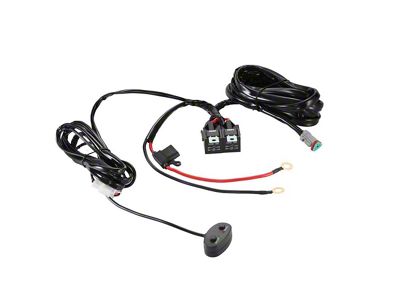 Auxbeam 8-LED Pod Light Power Wiring Harness Kit with 3-Pin DT Plugs