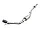 AWE Tread Edition Single Exhaust System with Black Diamond Tip; Side Exit (20-24 3.6L Jeep Gladiator JT)