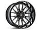 Axe Wheels Atlas Gloss Black Milled 6-Lug Wheel; 20x10; -19mm Offset (03-09 4Runner)