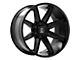 Axe Wheels Atremis Gloss Black Milled 6-Lug Wheel; 20x10; -19mm Offset (03-09 4Runner)