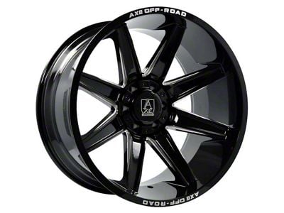 Axe Wheels Atremis Gloss Black Milled 6-Lug Wheel; 20x9.5; 15mm Offset (03-09 4Runner)