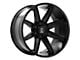 Axe Wheels Atremis Satin Black 6-Lug Wheel; 20x12; -44mm Offset (03-09 4Runner)