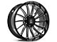 Axe Wheels Chronus Gloss Black Milled 6-Lug Wheel; 20x10; -19mm Offset (03-09 4Runner)