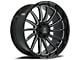 Axe Wheels Chronus Gloss Black Milled 6-Lug Wheel; 20x10; -19mm Offset (04-15 Titan)