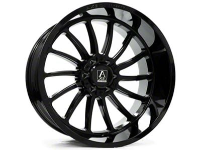 Axe Wheels Chronus Gloss Black 6-Lug Wheel; 24x12; -44mm Offset (04-15 Titan)