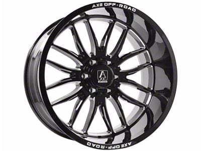 Axe Wheels Hades Gloss Black Milled 6-Lug Wheel; 20x10; -19mm Offset (04-15 Titan)