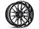 Axe Wheels Atlas Gloss Black Milled 6-Lug Wheel; 20x10; -19mm Offset (05-15 Tacoma)