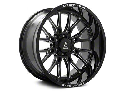 Axe Wheels Atlas Gloss Black Milled 6-Lug Wheel; 22x10; -19mm Offset (05-15 Tacoma)