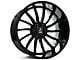 Axe Wheels Chronus Gloss Black 6-Lug Wheel; 22x12; -44mm Offset (05-15 Tacoma)