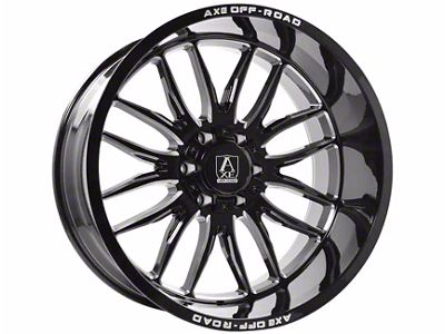 Axe Wheels Hades Gloss Black Milled 6-Lug Wheel; 20x10; -19mm Offset (05-15 Tacoma)