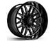 Axe Wheels Hades Gloss Black Milled 6-Lug Wheel; 20x10; -19mm Offset (05-15 Tacoma)