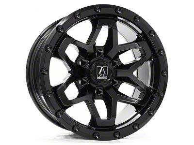 Axe Wheels Syrinks Satin Black 6-Lug Wheel; 17x9; -15mm Offset (05-15 Tacoma)