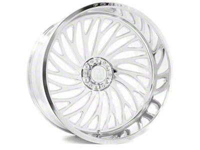 Axe Wheels AF10 Forged Fully Polished 6-Lug Wheel; Left Directional; 22x12; -44mm Offset (10-24 4Runner)