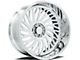 Axe Wheels AF10 Forged Fully Polished 6-Lug Wheel; Right Directional; 22x12; -44mm Offset (10-24 4Runner)