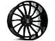 Axe Wheels Chronus Gloss Black 6-Lug Wheel; 24x12; -44mm Offset (10-24 4Runner)