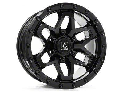 Axe Wheels Syrinks Satin Black 6-Lug Wheel; 17x9; -15mm Offset (10-24 4Runner)