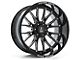 Axe Wheels Atlas Gloss Black Milled 6-Lug Wheel; 20x10; -19mm Offset (2024 Tacoma)