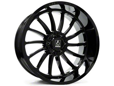 Axe Wheels Chronus Gloss Black 6-Lug Wheel; 24x12; -44mm Offset (2024 Tacoma)