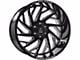 Axe Wheels Zeus Gloss Black Milled 6-Lug Wheel; 20x10; -19mm Offset (2024 Tacoma)