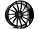Axe Wheels Chronus Gloss Black 6-Lug Wheel; 24x12; -44mm Offset (03-09 4Runner)