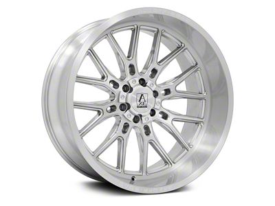 Axe Wheels Atlas Silver 6-Lug Wheel; 24x12; -44mm Offset (22-25 Bronco Raptor)