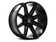 Axe Wheels Artemis Satin Black Wheel; 22x12; -44mm Offset (20-24 Jeep Gladiator JT)