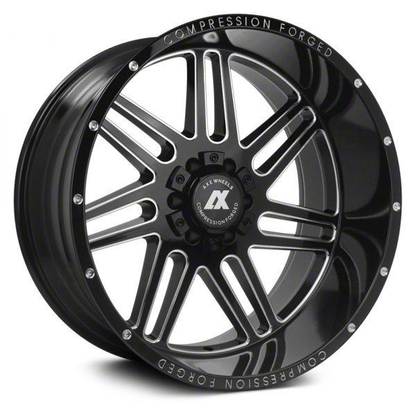 Axe Wheels Jeep Gladiator Ax3 0 Gloss Black Milled Wheel 22x12 44mm