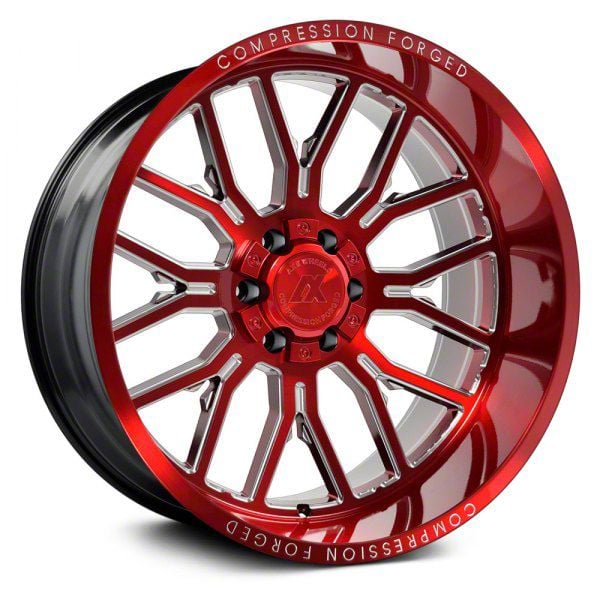 Axe Wheels Jeep Gladiator Ax6 2 Candy Red Wheel 22x12 44mm Offset