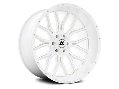 Axe Wheels AX6.3 White Wheel; 22x12; -44mm Offset (20-24 Jeep Gladiator JT)