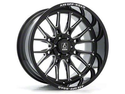 Axe Wheels Atlas Gloss Black Milled 6-Lug Wheel; 20x10; -19mm Offset (16-23 Tacoma)